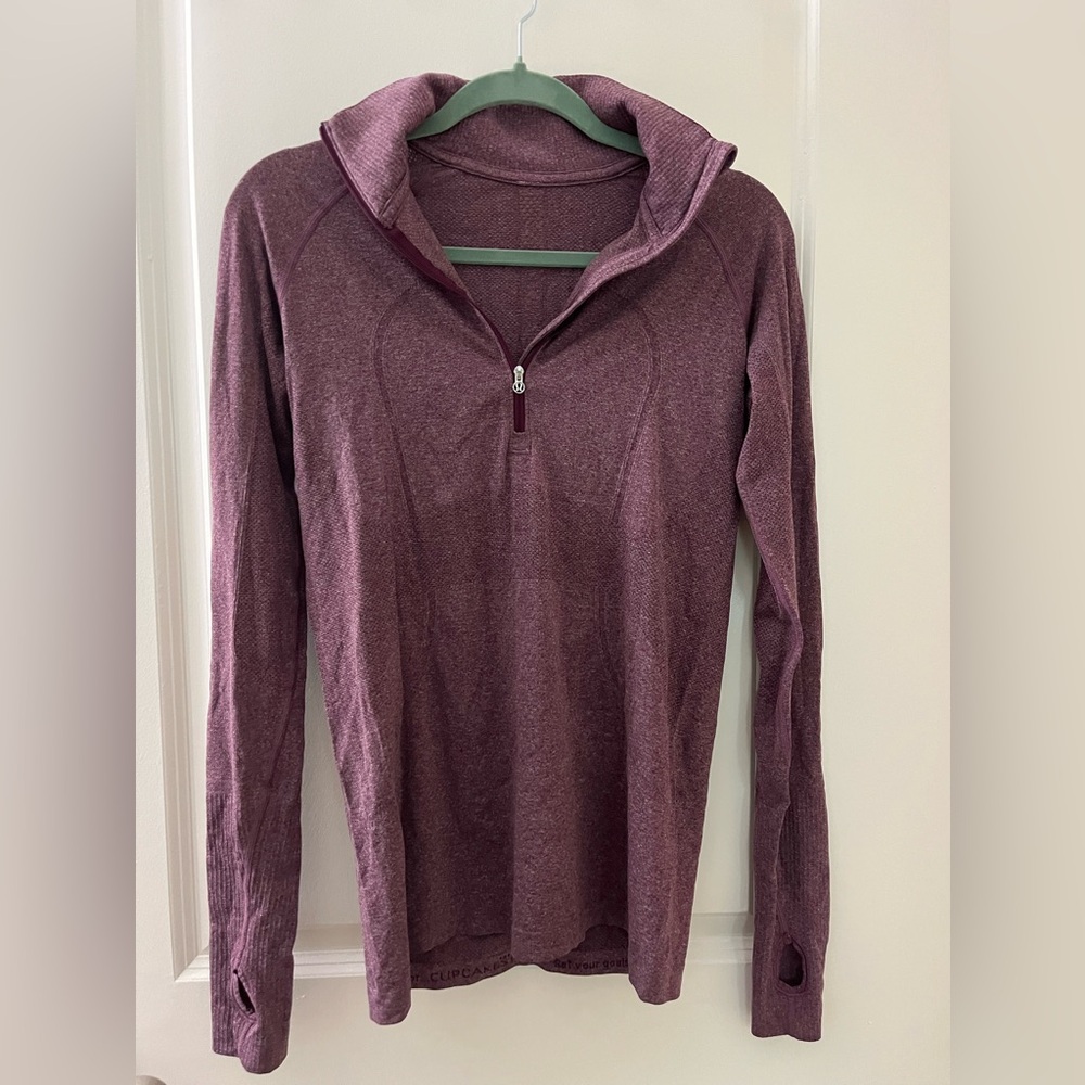 Lululemon Swiftly Pull-Over Zip-Up!